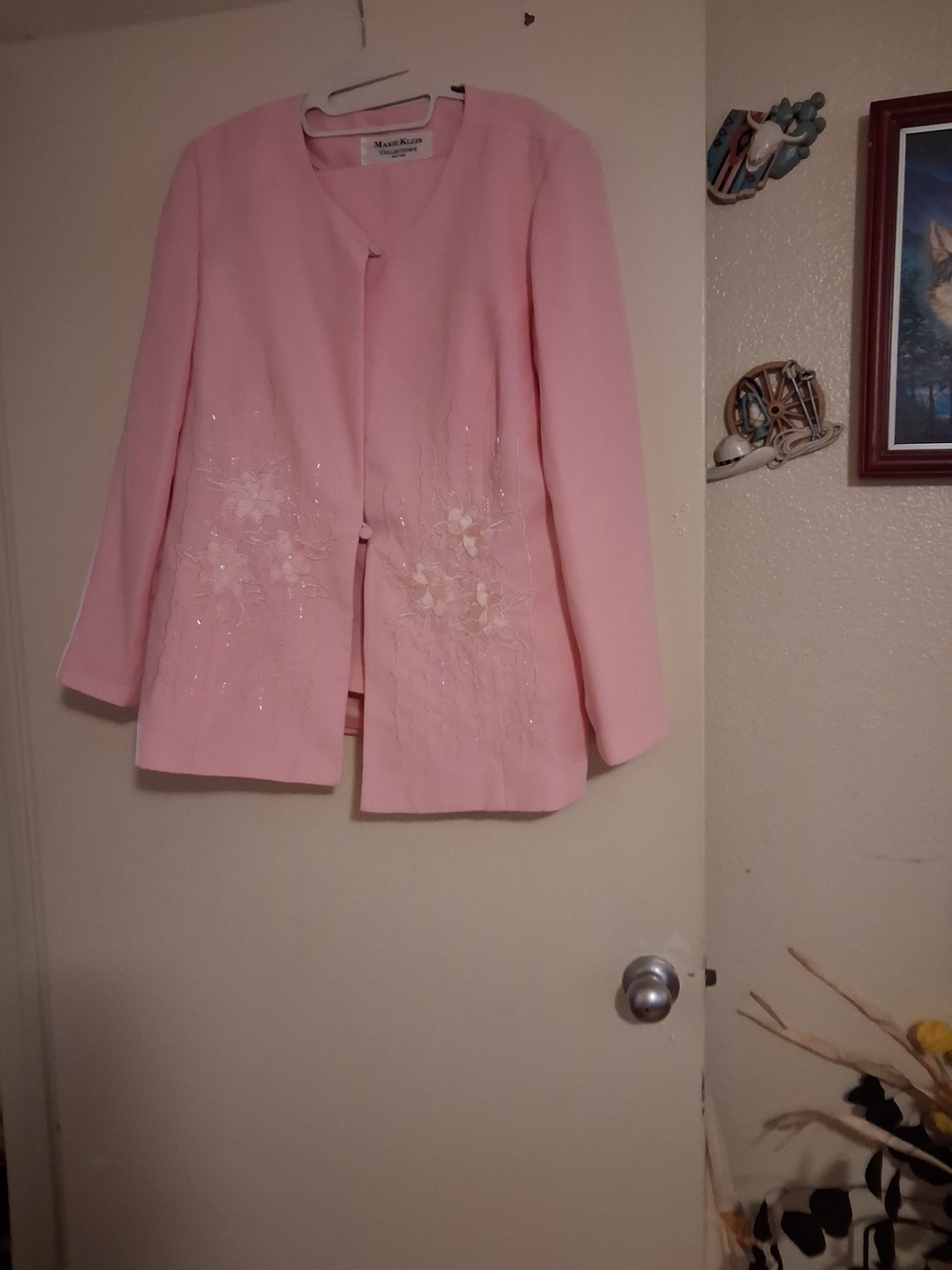 Pink Embellished Women's 3pc.suit
